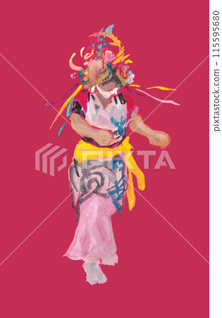 Aomori Nebuta Haneto [Red Background] 115595680