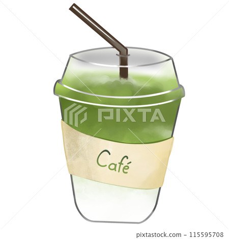 Mix_mint_green_tea_and_serve 115595708