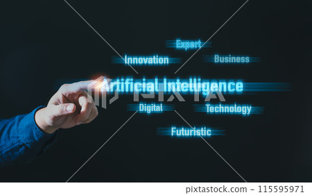 Ai technology, Artificial Intelligence concep. Futuristic digital technology transformation 115595971