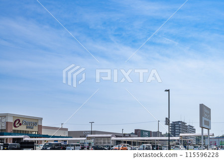 Scenery around Kikugawa Station (Shizuoka Prefecture) 115596228