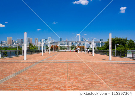 東京都港區台場海濱公園觀景台西長廊 東京都港區台場海濱公園觀景台西長廊 115597304