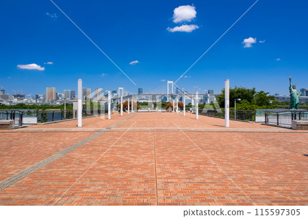 東京都港區台場海濱公園觀景台西長廊 東京都港區台場海濱公園觀景台西長廊 115597305