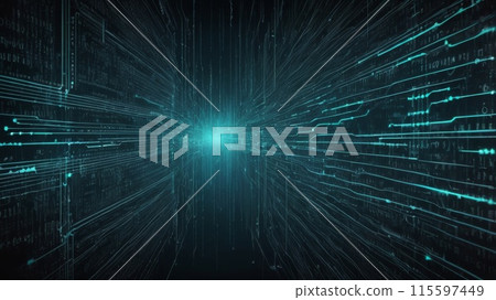 Abstract Technology Network Background Illustration. Abstract Technology Network Background Illustration. 115597449