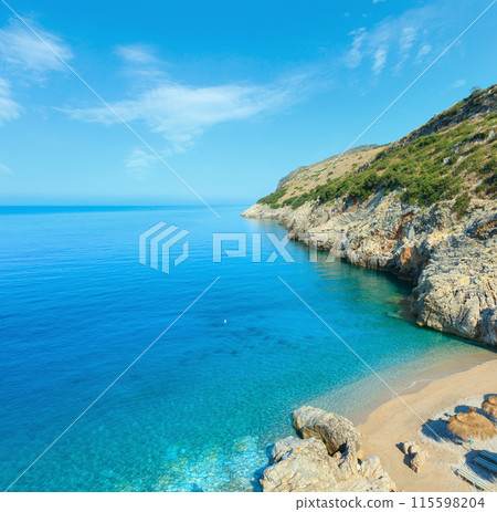Summer Ionian sea coast, Albania. Summer Ionian sea coast, Albania. 115598204