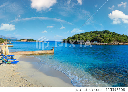 Ksamil beach, Albania. 115598208