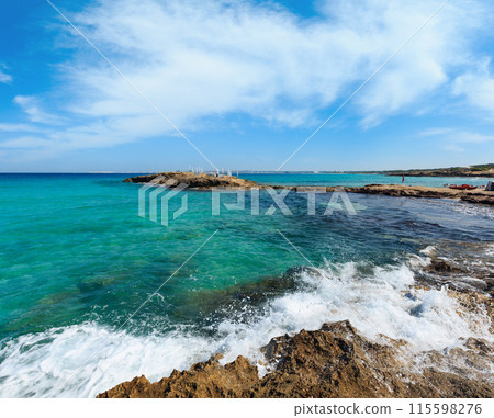 Beach Punta della Suina, Salento, Italy Beach Punta della Suina, Salento, Italy 115598276