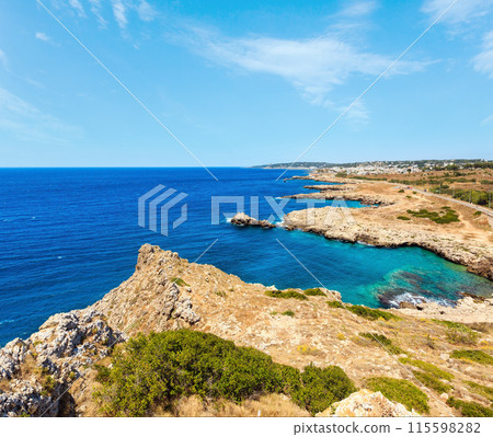 Beach Montagna Spaccata, Salento, Italy Beach Montagna Spaccata, Salento, Italy 115598282