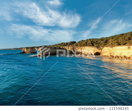 Sunrise beach Spiaggia della Punticeddha, Salento, Italy 115598285