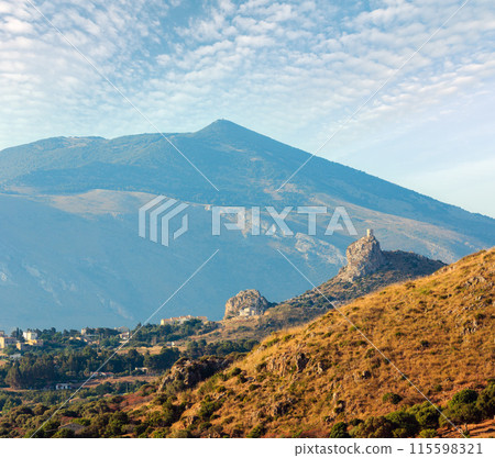 Evening Torre Guidaloca, Scopello, Sicily, Italy Evening Torre Guidaloca, Scopello, Sicily, Italy 115598321
