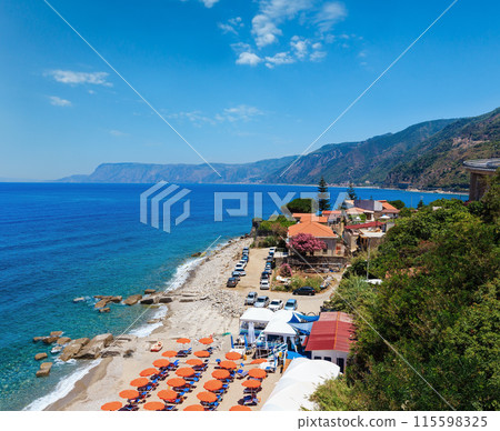 Scilla sea coast, Calabria, Italy. Scilla sea coast, Calabria, Italy. 115598325