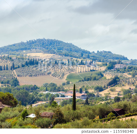 Tuscany countryside, San Gimignano, Italy Tuscany countryside, San Gimignano, Italy 115598340