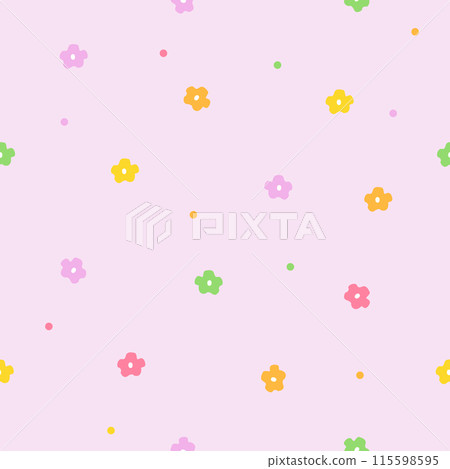 Rug carpet floral Spring Seamless pattern background 115598595