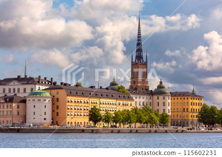 Historic Waterfront Buildings in Stockholm, Sweden Historic Waterfront Buildings in Stockholm, Sweden 115602231