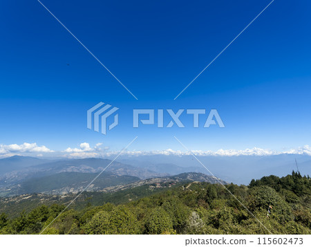 從尼泊爾納加闊特看喜馬拉雅山 115602473