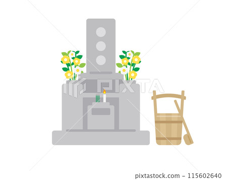 參觀墳墓的插圖 115602640