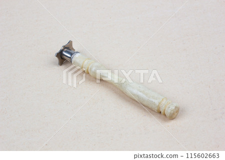 Vintage retro wax seal on paper 115602663