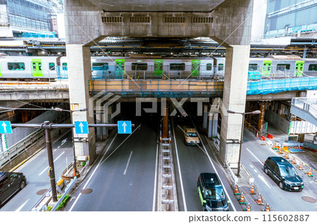 正在建設中的東京澀谷站變更 從首都高速西口底部 2024.06 冷色 正在建設中的東京澀谷站變更 從首都高速西口底部 2024.06 冷色 115602887