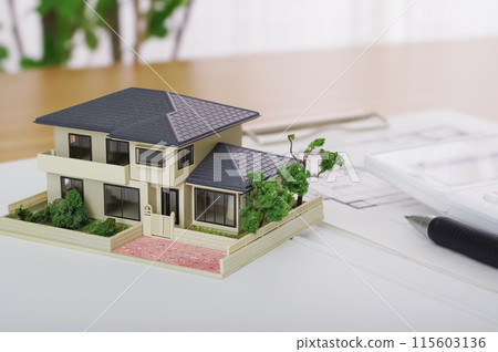 Image of making an estimate for housing costs 115603136