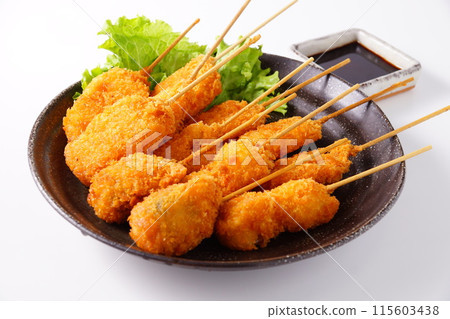 Deep-fried skewers Deep-fried skewers 115603438