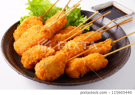 Deep-fried skewers Deep-fried skewers 115603440