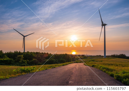 Nikaho Plateau (evening view) 115603797