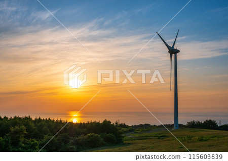Nikaho Plateau (evening view) 115603839