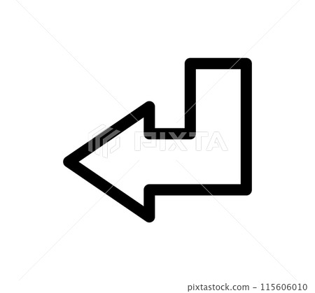 Simple arrow icon Simple arrow icon 115606010