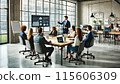 Training session in a modern office 115606309