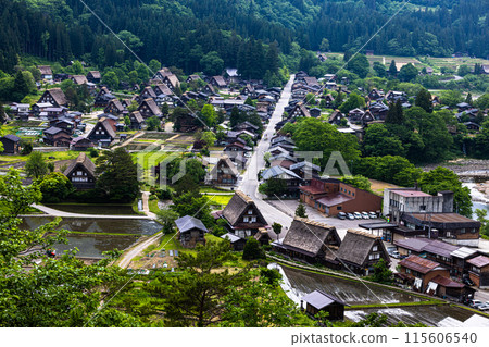 [Gifu Prefecture_Shirakawa-go] Japan's original landscape in early summer 115606540