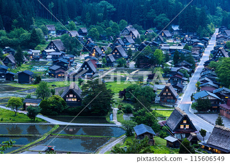 [Gifu Prefecture_Shirakawa-go] Japan's original landscape in early summer 115606549