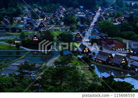 [Gifu Prefecture_Shirakawa-go] Japan's original landscape in early summer 115606550