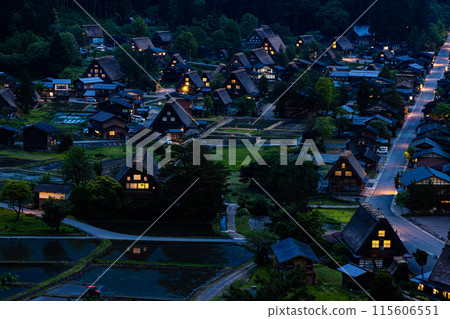 [Gifu Prefecture_Shirakawa-go] Japan's original landscape in early summer 115606551