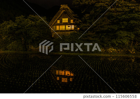 [Gifu Prefecture_Shirakawa-go] Japan's original landscape in early summer 115606558