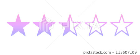 粉紅色漸層|2.5星標 115607109