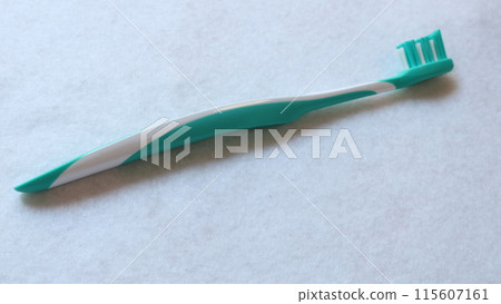 Colorful denture cleaning toothbrushes Colorful denture cleaning toothbrushes 115607161