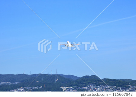 Osaka International Airport JAL Airplane Takeoff Sky Park 115607842