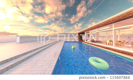 Rooftop pool Rooftop pool 115607868