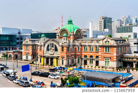 Historic building of Seoul Station in South Korea Historic building of Seoul Station in South Korea 115607959