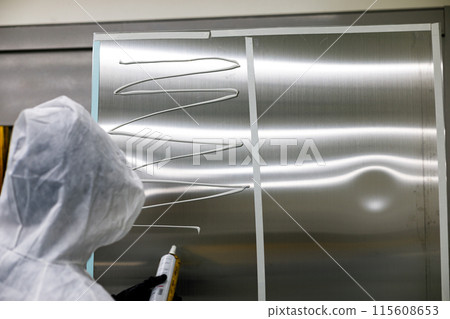 室內施工不銹鋼板黏貼 115608653