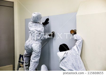 Interior work: Stainless steel sheeting 115608655