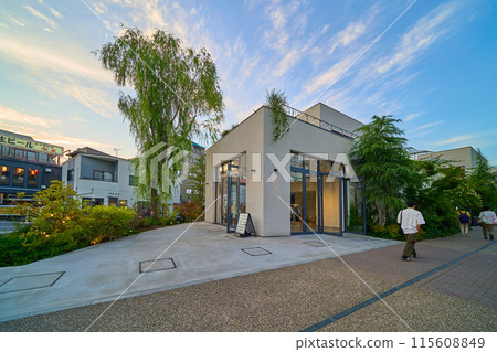 Reload, a commercial facility in Shimokitazawa, Setagaya Ward, Tokyo at dusk 115608849