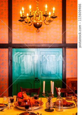 Nagasaki Dejima, former Dutch trading post, Kapitan room, 2nd floor, large hall [Nagasaki City] 115609466