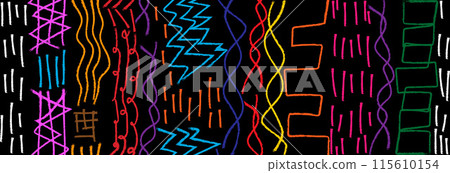 Children's seamless doodles. Children's seamless doodles. 115610154