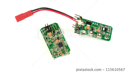 Small computer processing unit system on micro chip printed circuit board(PCB) at finger size 115610567