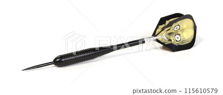 Single dart arrow isolated on white 115610579