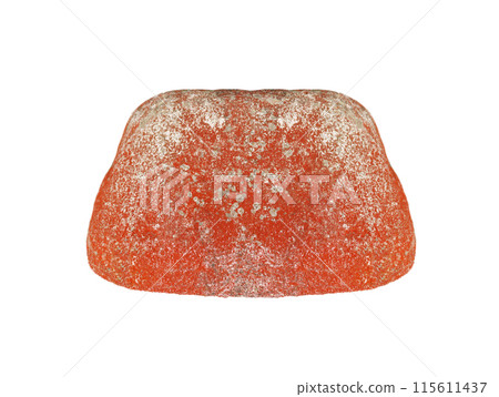 big red stone isolated on white background big red stone isolated on white background 115611437