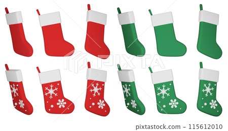 Christmas Socks red and green color Christmas Socks red and green color 115612010