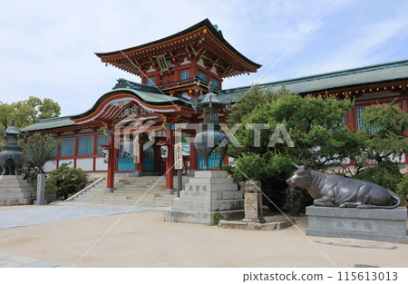 防府天滿宮神社塔門與神牛 115613013
