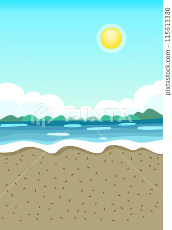 Sea Illustration - background art good for design graphics 115613380