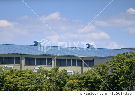 工廠屋頂圖像 115614336